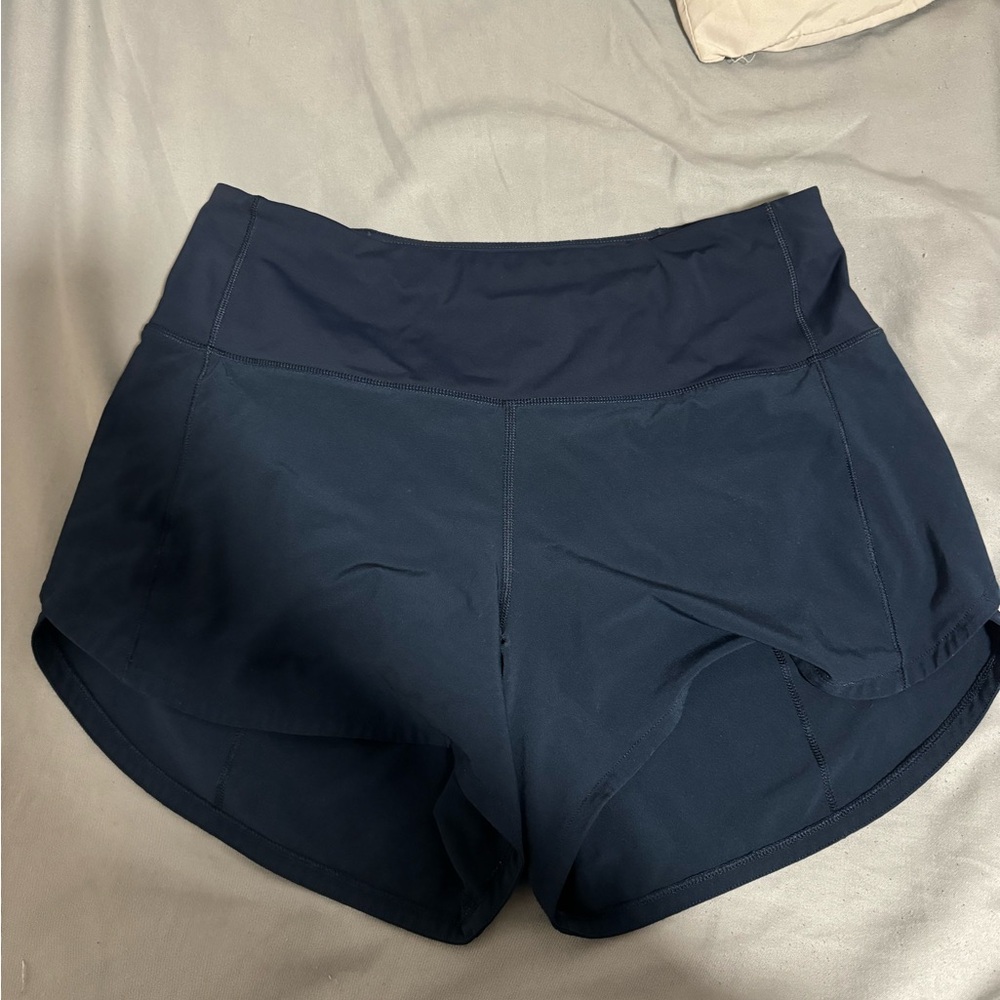 lululemon athletica speed up high rise shorts 4in inseam
